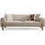 Lyke 3-Sitzer-Schlafsofa - Creme