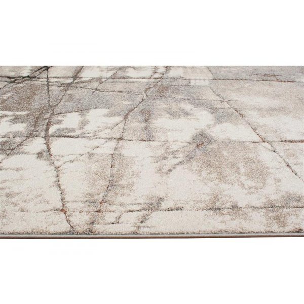 Maschinengewebter Teppich Rom - Rostfarben