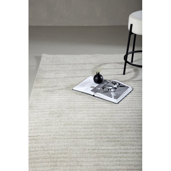 Wollteppich Milton - Hellgrau