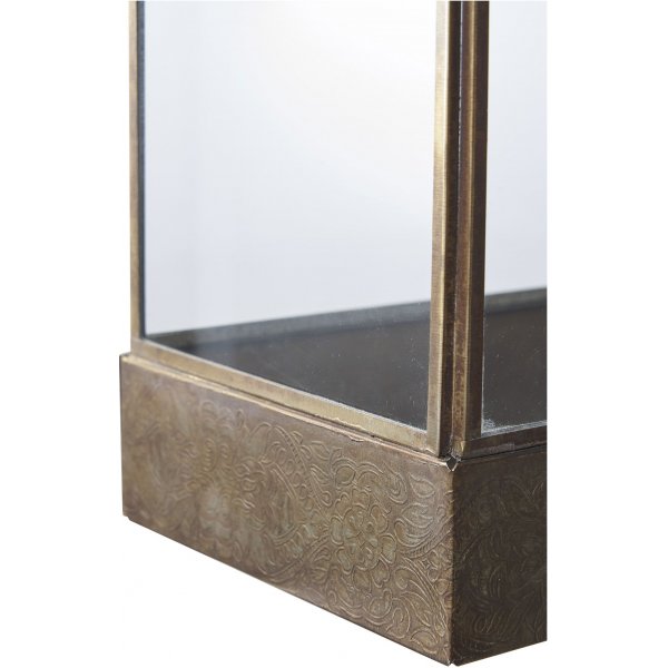 Manali-Kerzenlaterne - Antikmessing Manali-Kerzenlaterne - Antikmessing