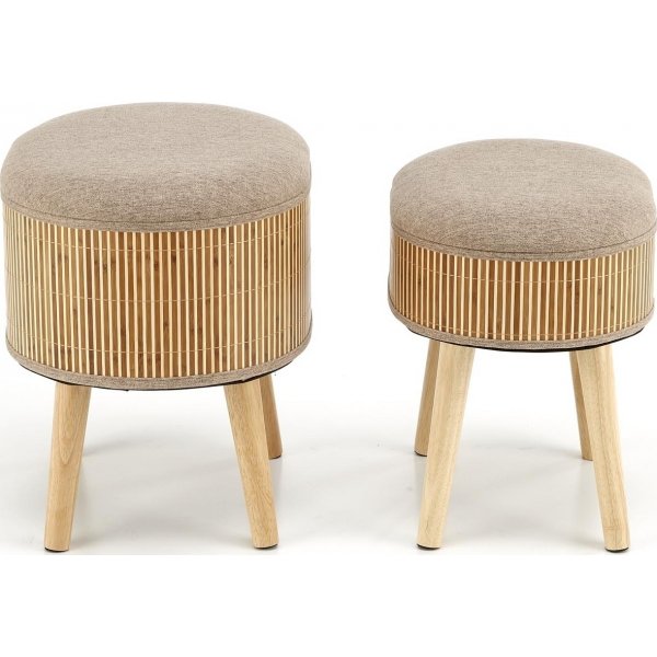 Tico-Hocker - Beige