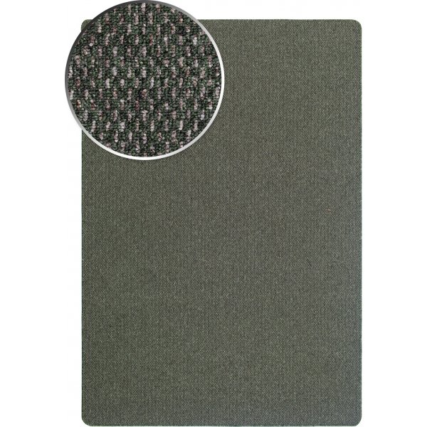 Zeus flach gewebter Teppich Smaragdgrn