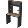 Hanna Schreibtisch 11, 90 x 45 cm - Walnuss/Anthrazit