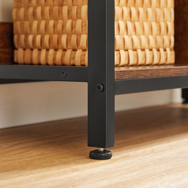 Romeo Bcherregal 80 x 149 cm - Braun/Schwarz