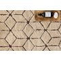 Petrus Badezimmerteppich 60x90 cm - Beige/Dunkelbraun