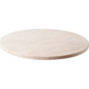 Tischplatte aus Travertin - Ø50 cm