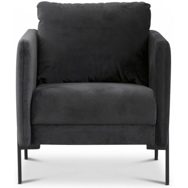 Kingsley Sessel grauer Samt + Textilpflege für Möbel Kingsley Sessel grauer Samt + Textilpflege für Möbel