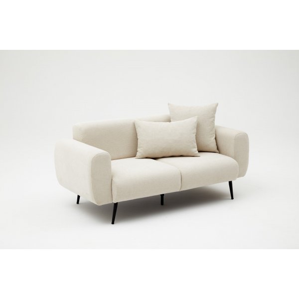 Flanko 2-Sitzer-Sofa Creme