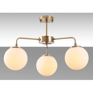 Draht-Deckenlampe 10996 - Vintage/wei