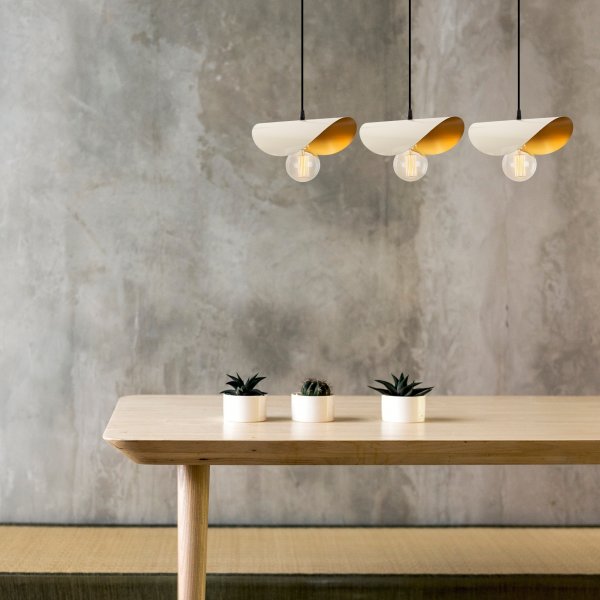 Sivani Deckenleuchte 965 - Wei�/Gold