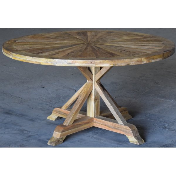 Palma runder Esstisch Ø140 cm - Recyceltes Treibholz Palma runder Esstisch Ø140 cm - Recyceltes Treibholz