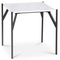 Accent Couchtisch 50 - Weißer Marmor / Schwarz Accent Couchtisch 50 - Weißer Marmor / Schwarz