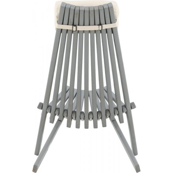 Asta Loungesessel - Dunkelgrau/Offwhite