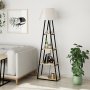 Pal Stehlampe - Eiche/Leinen