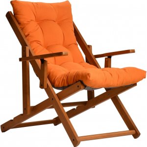 Ruhe-Liegestuhl - Orange + Fleckentferner für Möbel Ruhe-Liegestuhl - Orange + Fleckentferner für Möbel