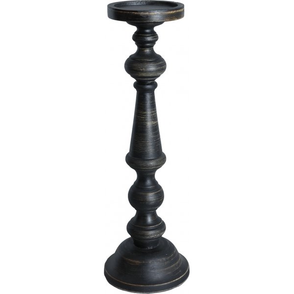 Mango-Kerzenstnder 37 cm - Schwarz