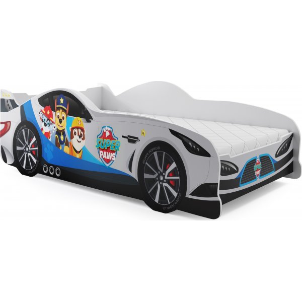 Paw Patrol Autobett 80 x 160 cm