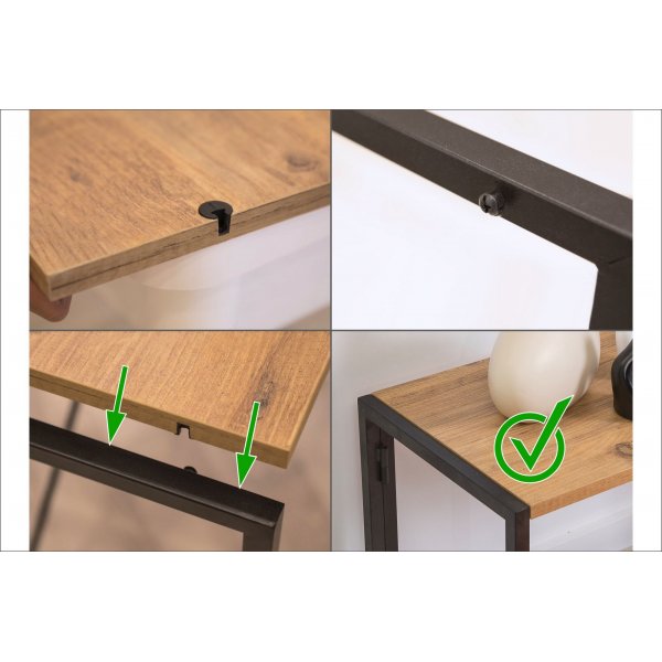 Signa B�cherregal - Kiefer/Schwarz