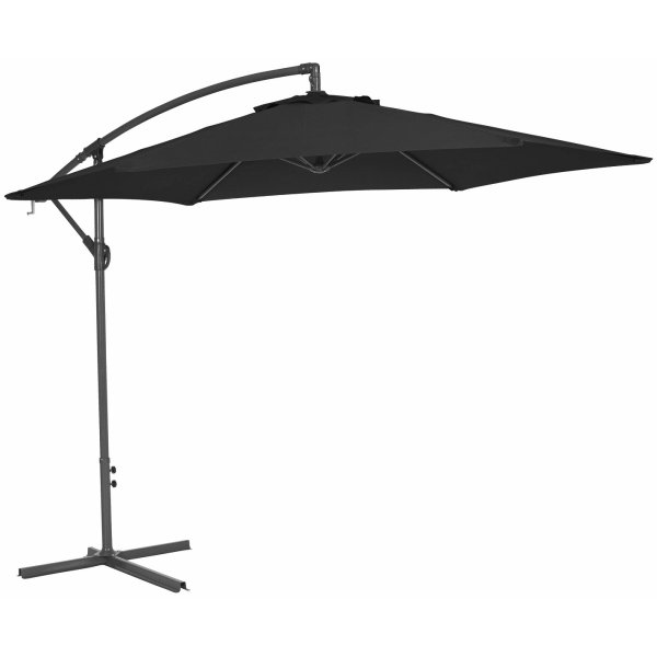 Bohus Sonnenschirm 295 cm - Schwarz