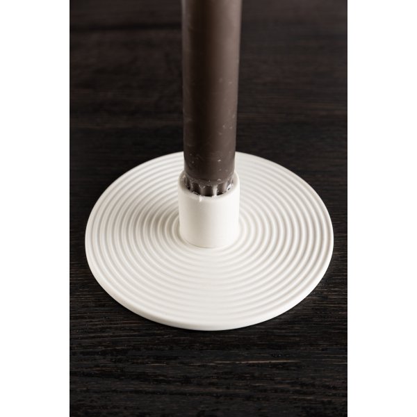 Durchmesser Kerzenständer 12 x 4 cm - Weiß Durchmesser Kerzenständer 12 x 4 cm - Weiß