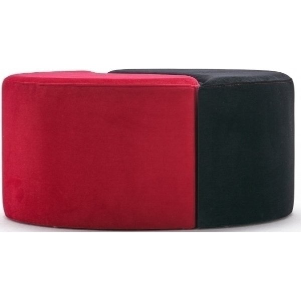 Alis Hocker - Schwarz/Rot