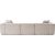 Lora 3-Sitzer-Sofa - Mocca