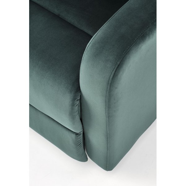 Relaxsessel Wonder aus grünem Samt Relaxsessel Wonder aus grünem Samt