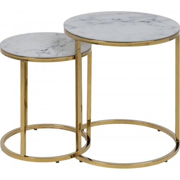 Alisma Tisch 35/45 cm - Wei