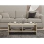 Pera Couchtisch 90 x 50 cm - Travertin