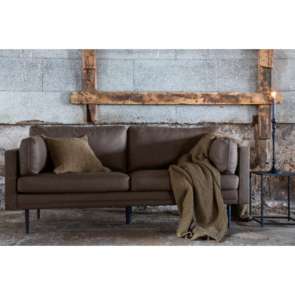 Savanna 2-Sitzer-Sofa - Braune Mikrofaser