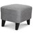 Harmony Sessel mit Fuhocker - grau + Mbelpflegeset fr Textilien