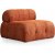 Petite 3-Sitzer-Sofa - Orange