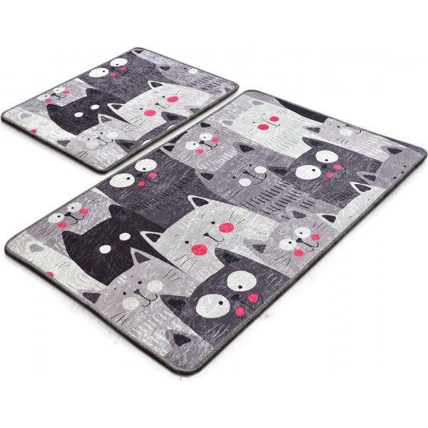 Katzenteppich - Grau Katzenteppich - Grau