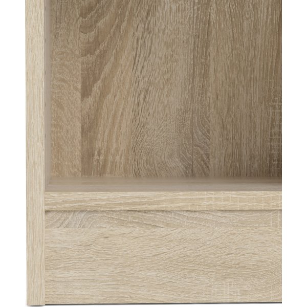 Einfaches hohes B�cherregal - Eiche