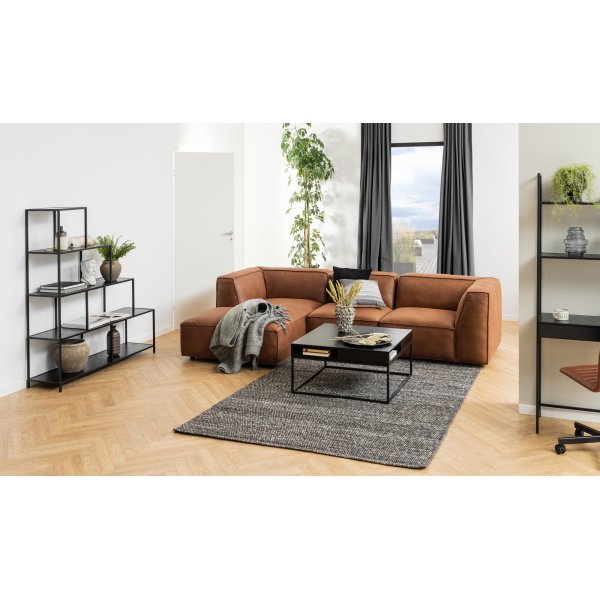 Couchtisch Willford 80 x 80 cm - Schwarz