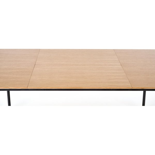 Giga Esstisch 170-250 cm - Eiche/schwarz Giga Esstisch 170-250 cm - Eiche/schwarz