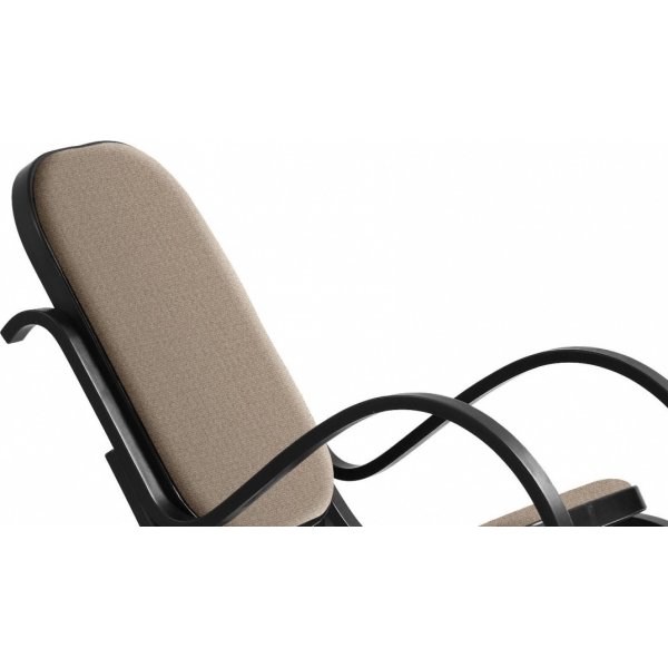 Komfort-Schaukelstuhl - Braun/Wenge