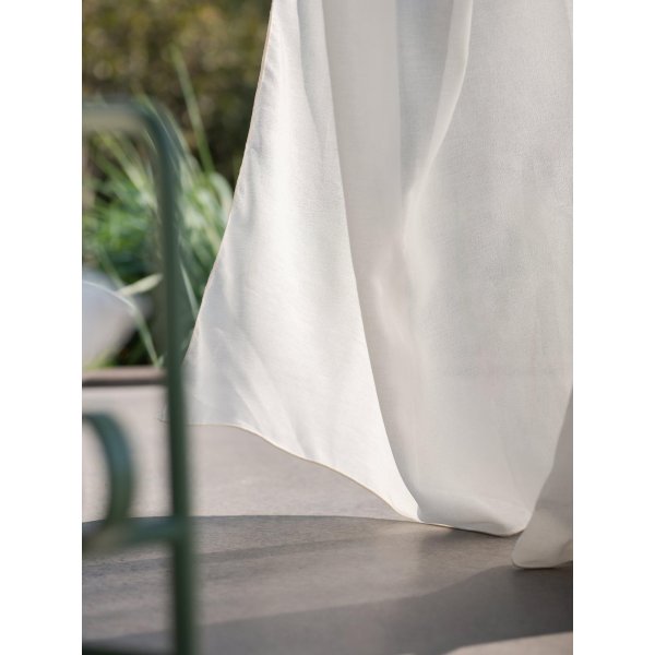 Solarvorhang 2er-Pack 2 x 145 x 260 cm - Offwhite