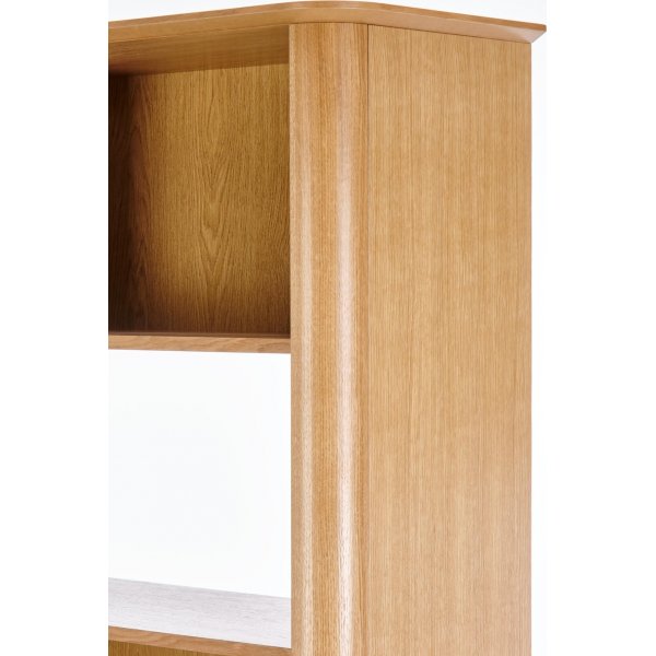 Giga Bcherregal 97 cm - Eiche/schwarz