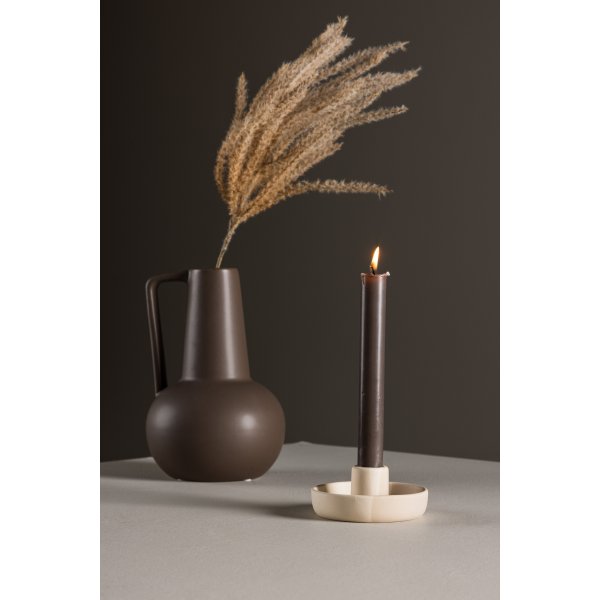 Otis Kerzenhalter - Beige/Grau