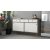 Rome Sideboard mit 2 Schiebetren und 3 Schubladen - Hickory/Wei