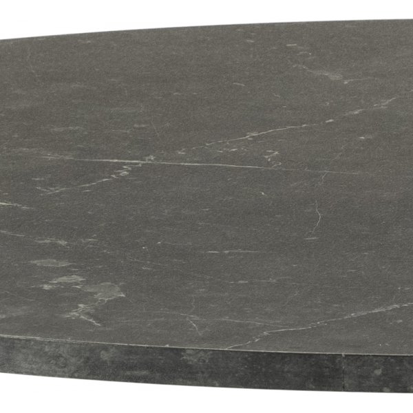 Esstisch Ibiza 110 cm - Schwarzer Marmor