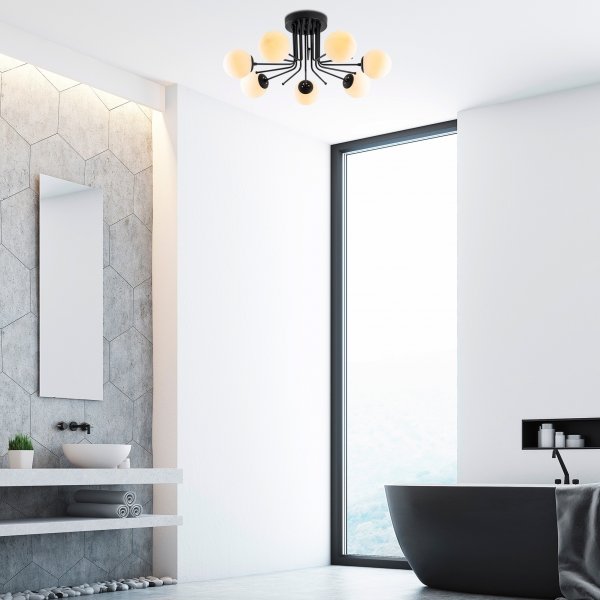 Daisy Deckenleuchte 147-AV - Schwarz/Wei