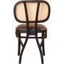 Sikns Stuhl - Schwarz/Rattan