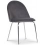 Plaza Essgruppe, Marmortisch mit 4 Plaza Samtsthlen - grau/wei/Chrom