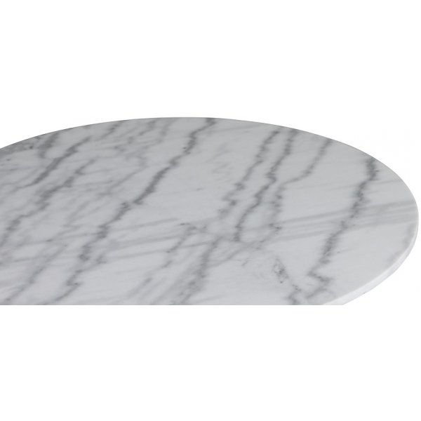 Sumo Couchtisch aus Marmor Ø85 - Schwarzer Fleck / Heller Marmor Sumo Couchtisch aus Marmor Ø85 - Schwarzer Fleck / Heller Marmor