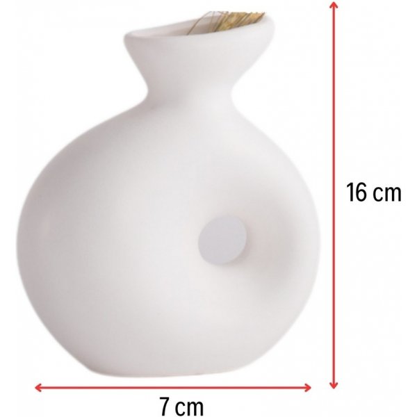 Delta-Vase - Weiß Delta-Vase - Weiß