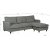 Howard Watford Deluxe Diwansofa - Dunkelgrau