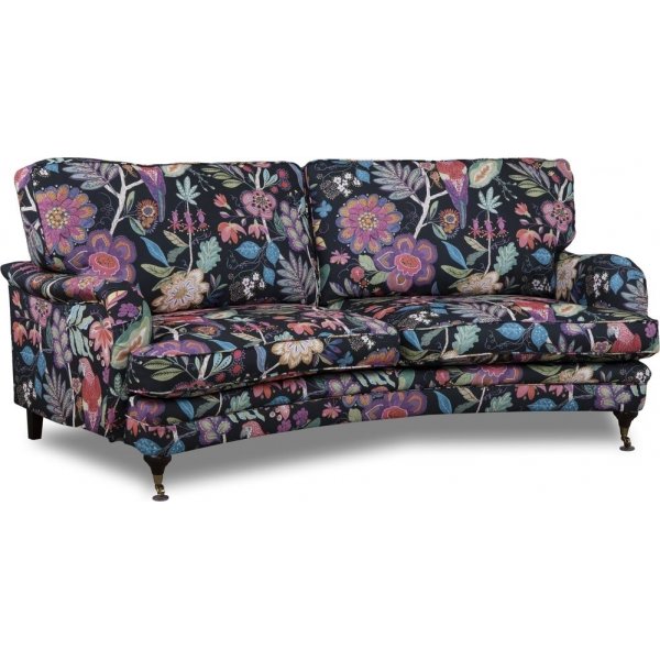 Sofa Spirit aus Blumenstoff - Eden Parrot Black