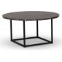Sintorp runder Couchtisch 90 cm - Brauner Marmor (Exklusives Laminat) + Mbelfe